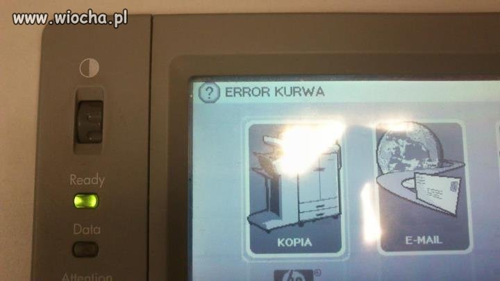Drukarka też człowiek