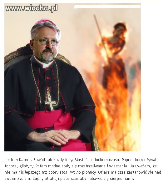Wypowiedź biskupa 
