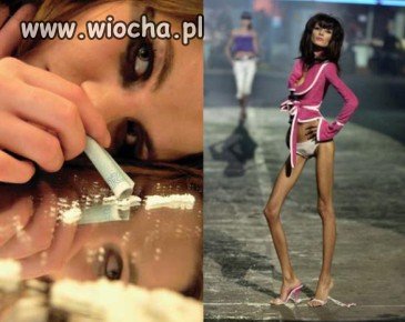 Modelki biorą kokainę, żeby nie czuć głodu!