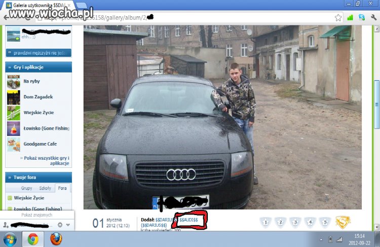 Lans na Audi sąsiada 