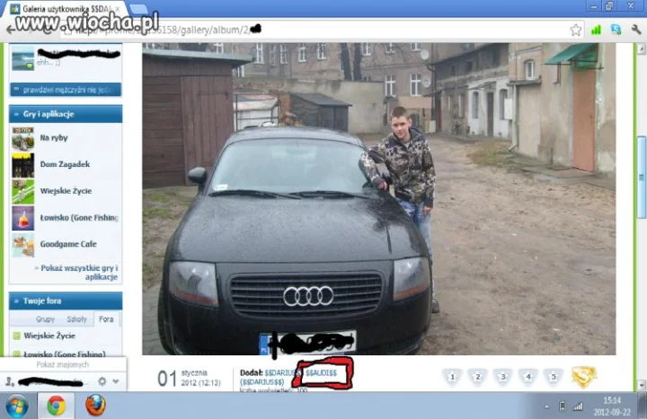 Lans na Audi sąsiada 