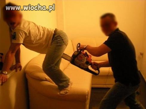 Opis fotki: "to się nazywa rżnięcie!"