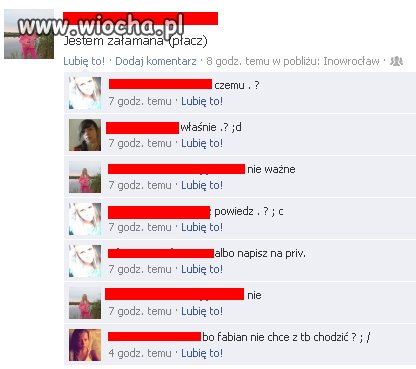 Jeśli jesteś załamana i nie chcesz powiedzieć...