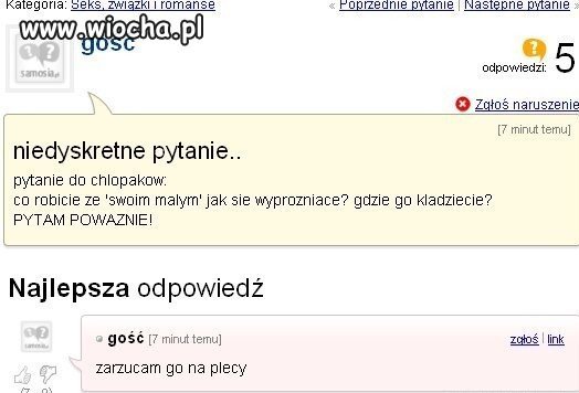 Co robicie ze swoim małym