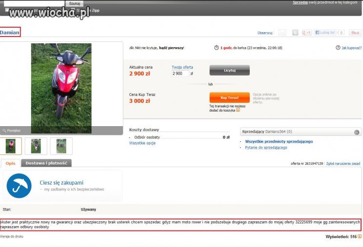 Widać że ortografie odziedziczył po prezydencie