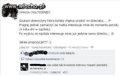 Ogłoszenie!