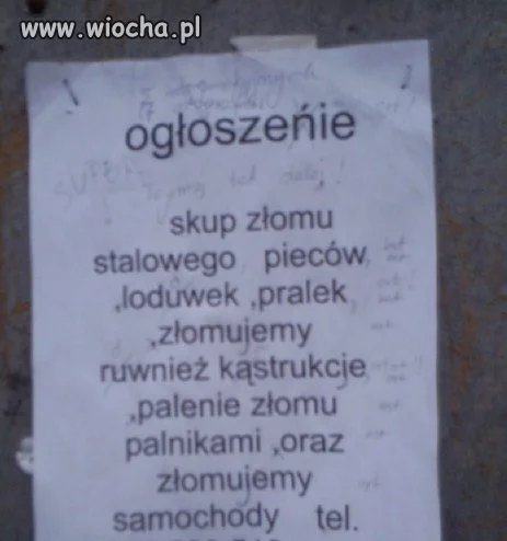 Ogłoszenie
