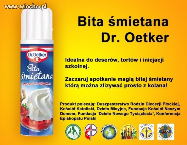 Bita śmietana ... Dzieło Szatana 