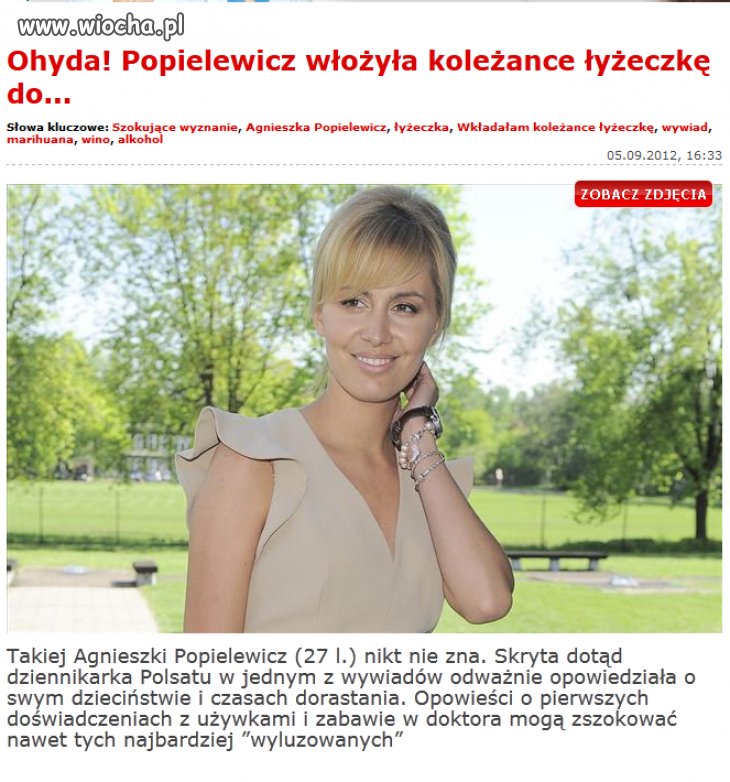 A uważałem ją za fajną kobietę