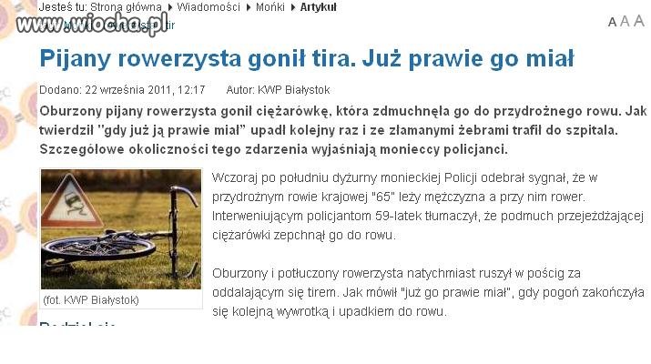 Pościg za ciężarówką 