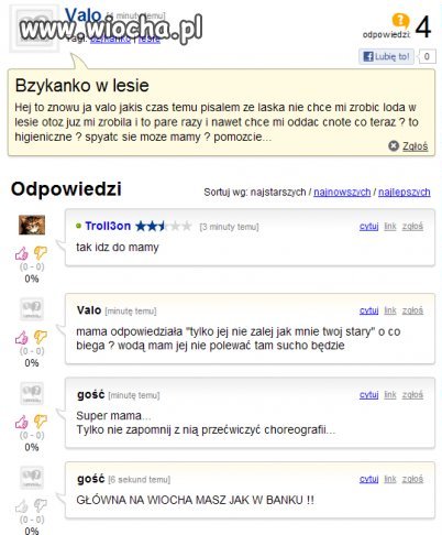 Bzykanko w lesie