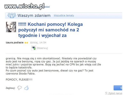 Dylemat Izaury...