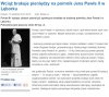 Wojtyła załamał by ręce na wieść o tym...