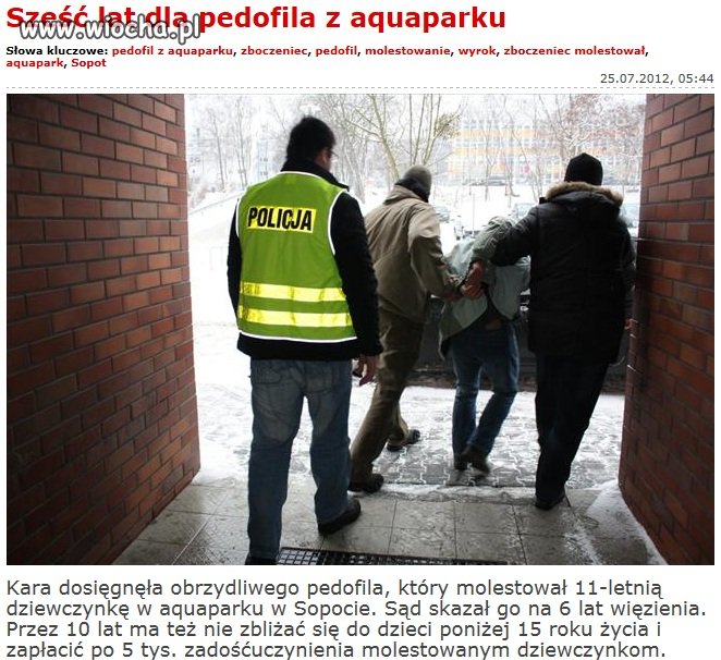 6 lat dla pedofila świeckiego a 0 lat dla duchownego