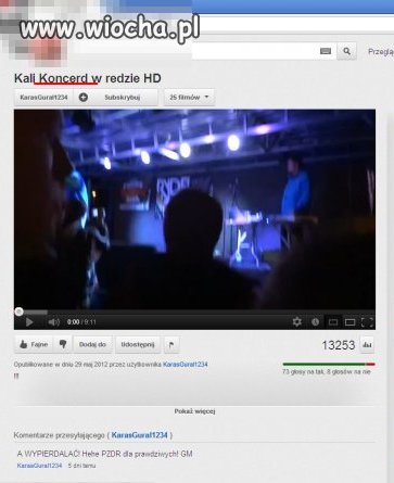 Ale musiał być fajny "Koncerd"