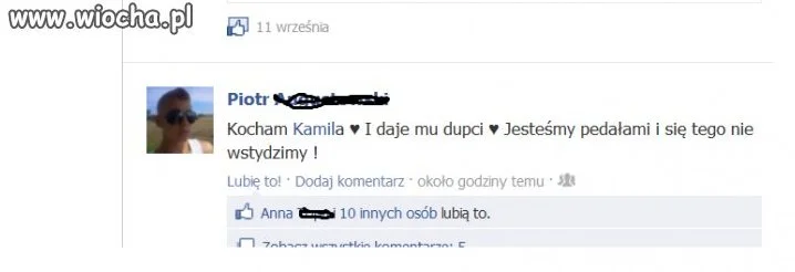Szczere wyznanie na Facebook'u