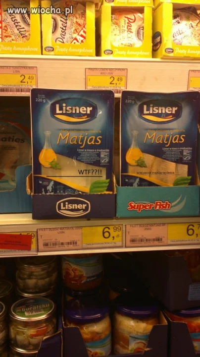 Śledzie Lisnera w tesco
