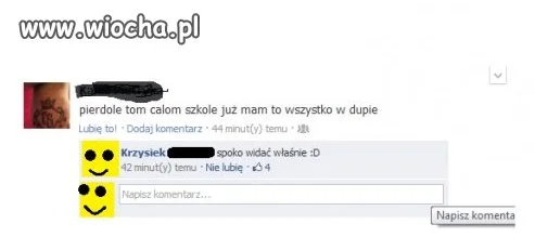 Uczeń 3 Gimnazjum ! 