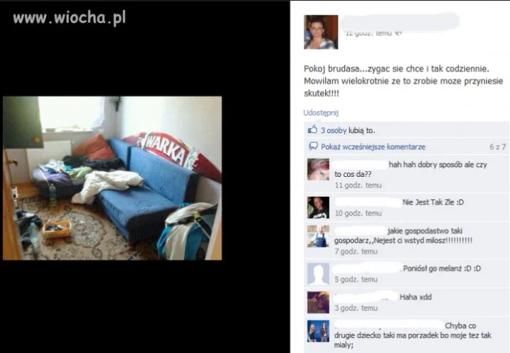 Mamuśka poszła po całości