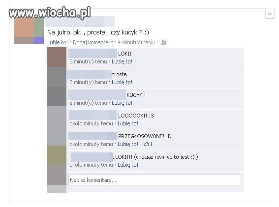 Z cyklu Poradź się Facebooka