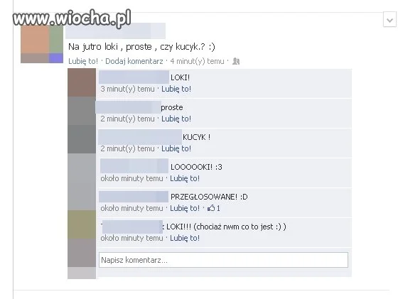 Z cyklu Poradź się Facebooka