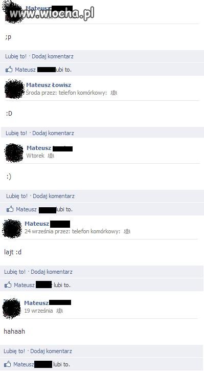 Ahh te wpisy na fb
