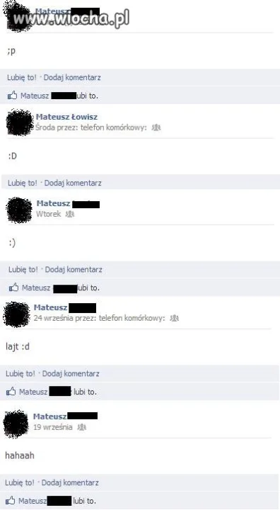 Ahh te wpisy na fb
