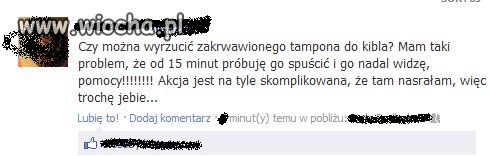 Szczerość dziewczyny na facebooku