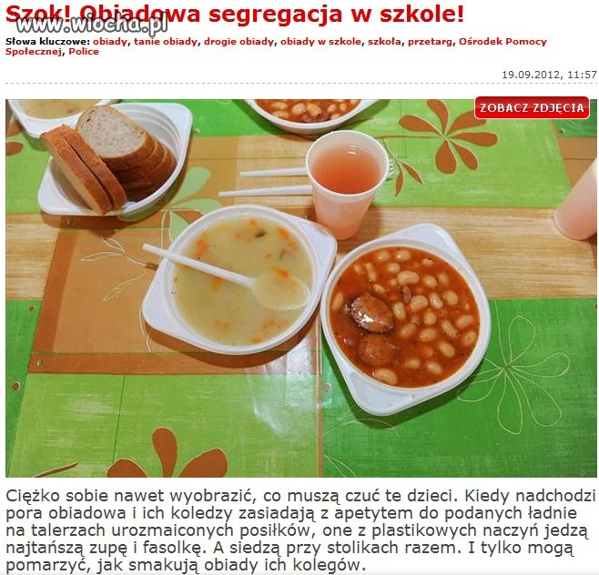 Różnica między posiłkami