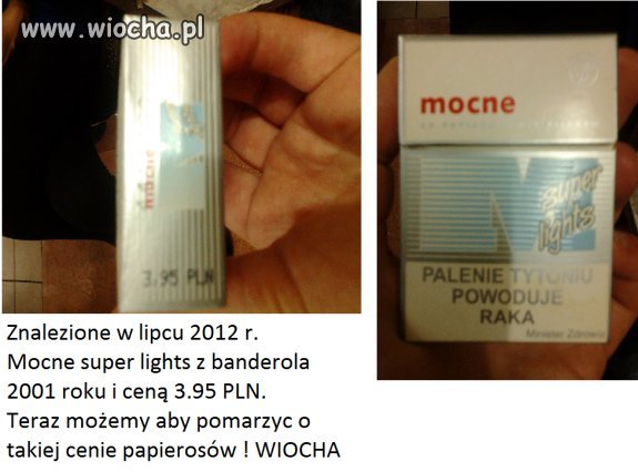 Jeszcze niedawno papierosy były za nie całe 4 zł.