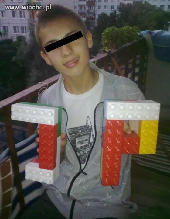 JP z klocków lego