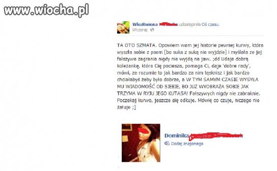 Nie ma to jak zemsta ma FB..