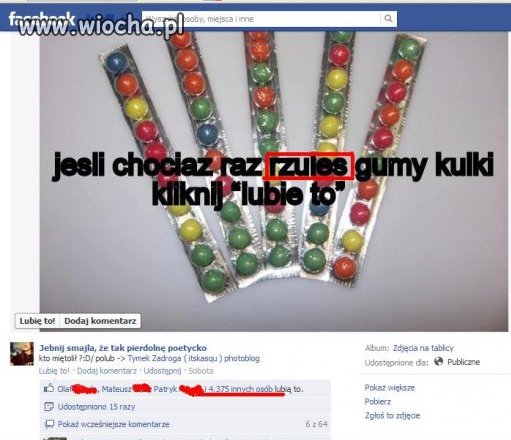 Tak żułem kiedyś tą gumę!!