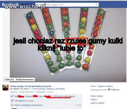 Tak żułem kiedyś tą gumę!!