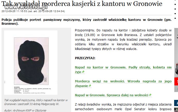 Policja i jej błyskotliwe dochodzenie