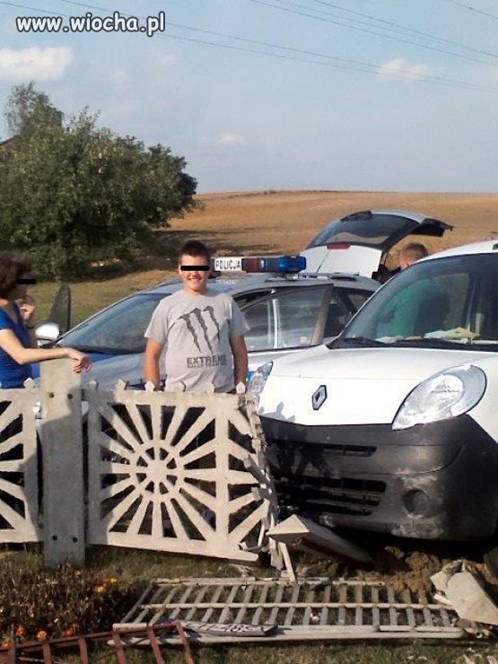 Najpierw rozwal komuś ogrodzenie, a potem...