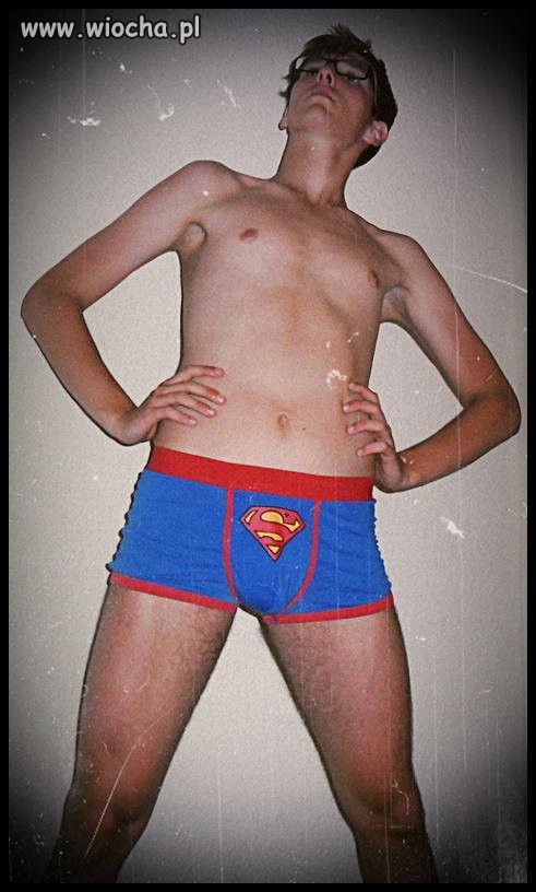 Podpis pod zdjęciem: superman po reinkarnacji