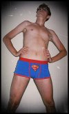 Podpis pod zdjęciem: superman po reinkarnacji