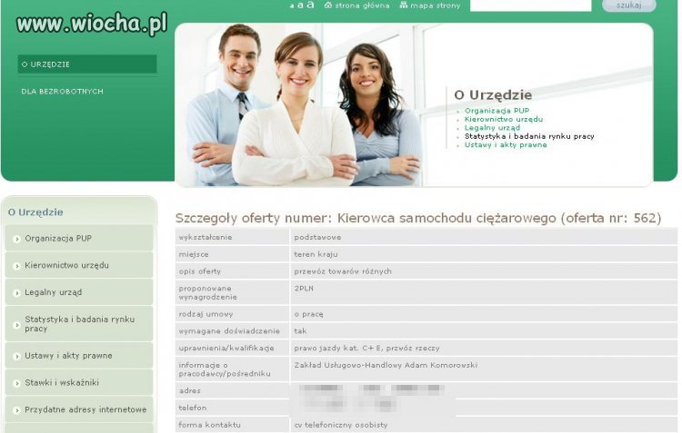 Uczciwa praca.