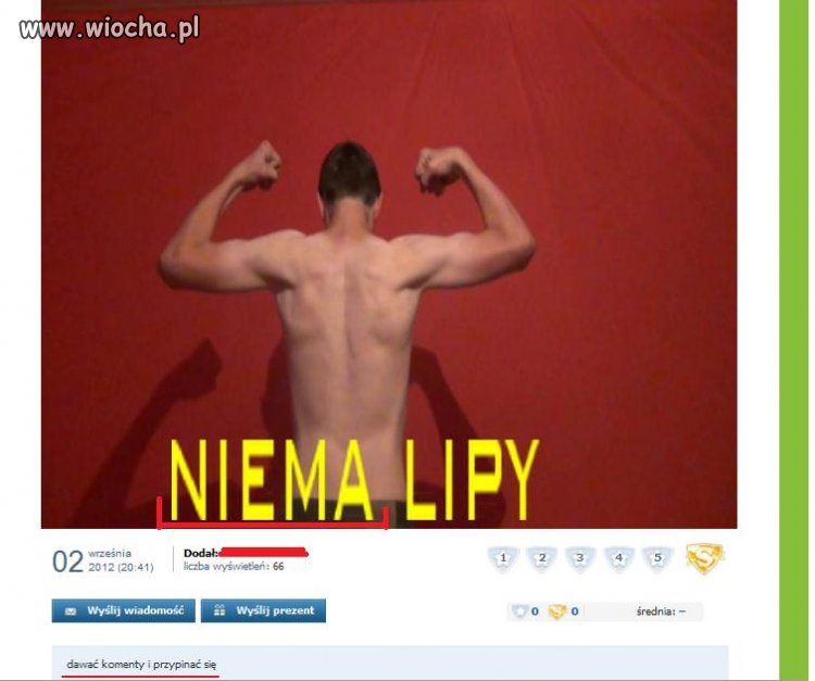 Jestem mega napakowany.