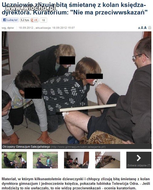 Zabawa z księdzem...