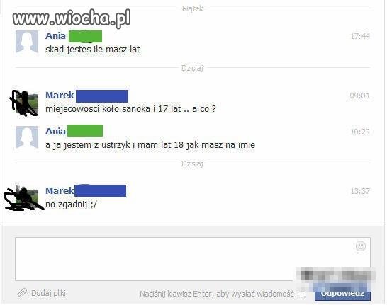Hahaha prawdziwy inteligent XXI wieku 