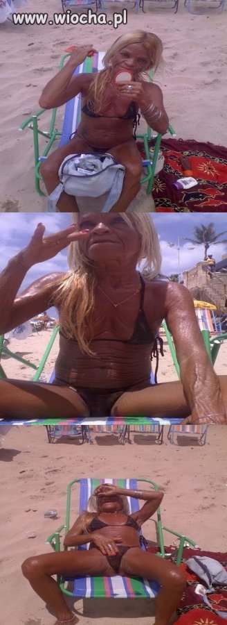 Coś na plaży...