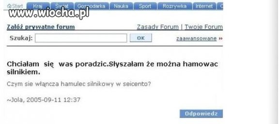 Hamowanie ...