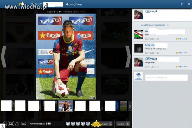 Mistrz photoshopa ! 15letni fan Barcelony !