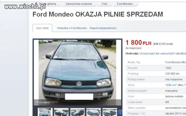 Piękna okazja