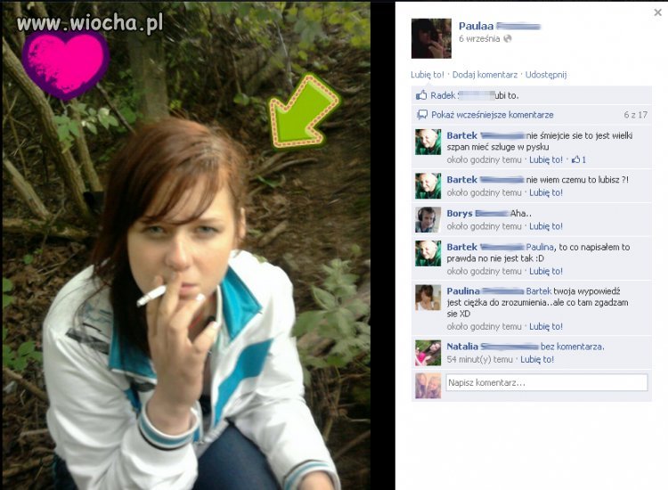 Nie ma to jak szpan na fajkę na FB