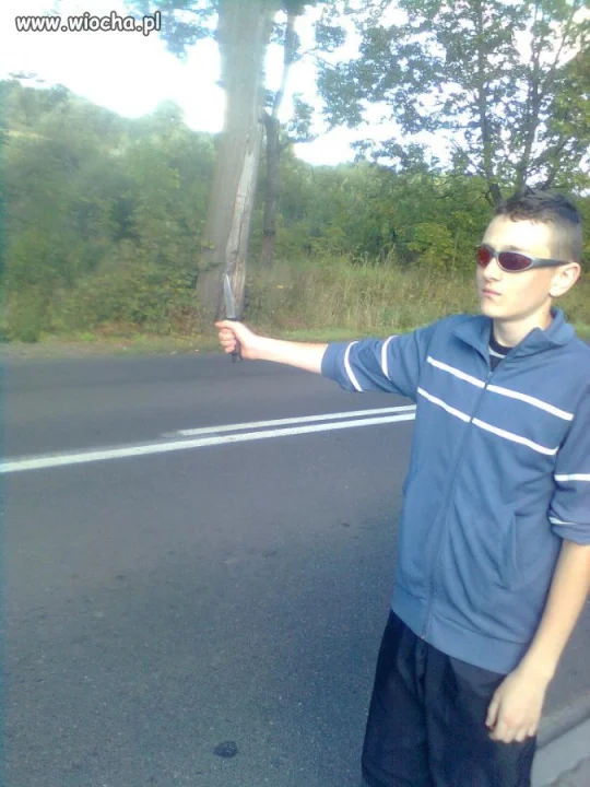 Takie tam, na stopa.
