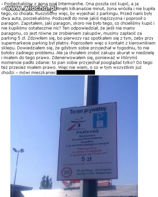 Parking Płatny w weekendy!