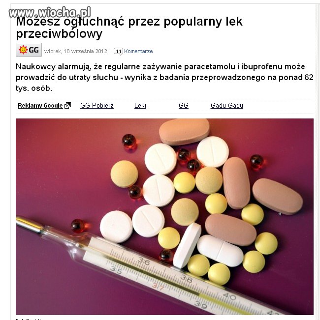  dzięki nim ogłuchło 62 tys osob.